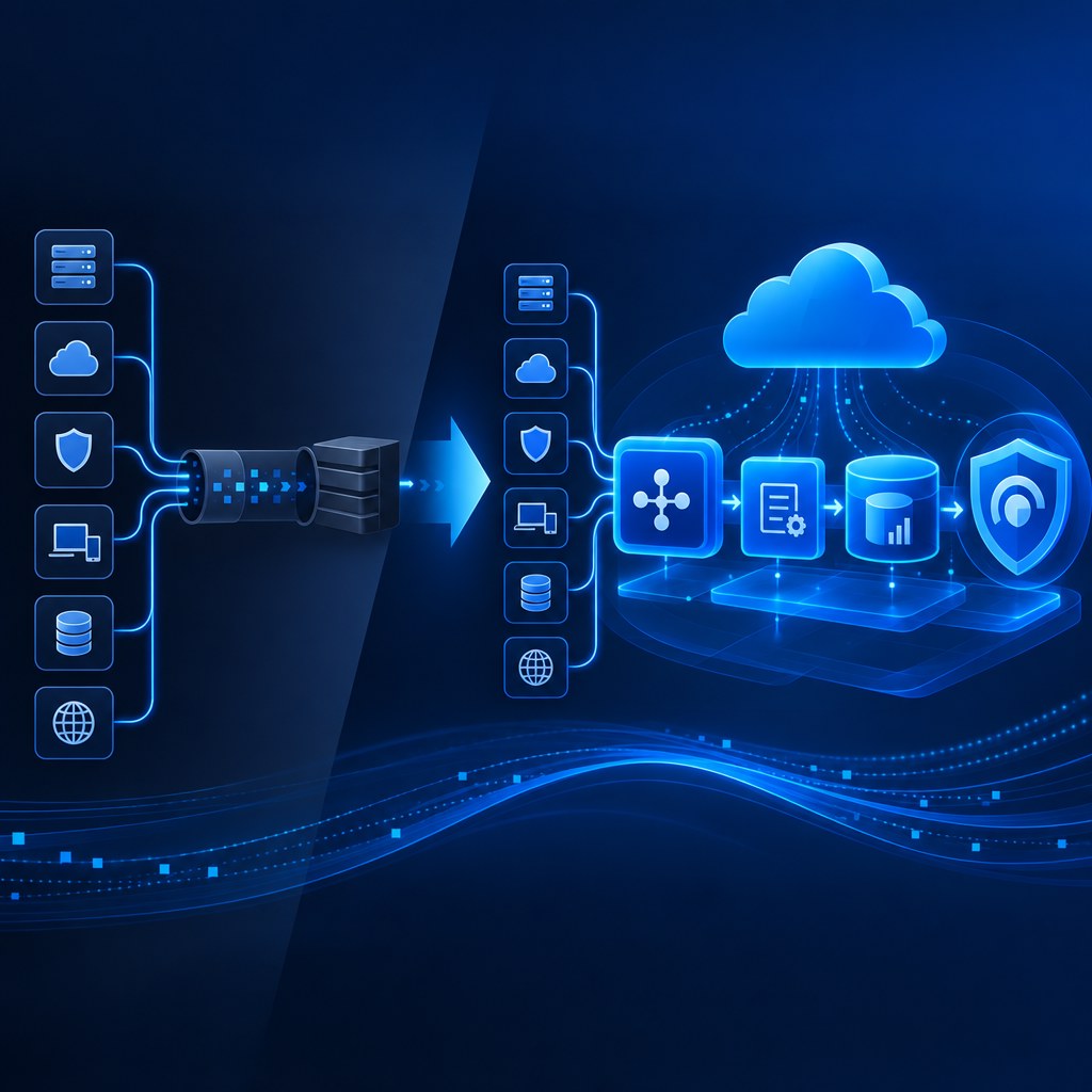 Microsoft Sentinel CCF ingestion architecture